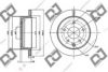 DJ PARTS BD2043 Brake Disc